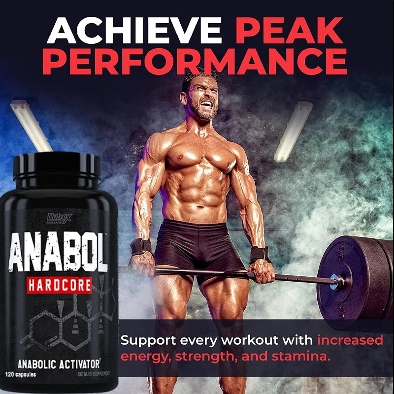 Muscle Supplement for Men, Dietary Capsules, Non-GMO